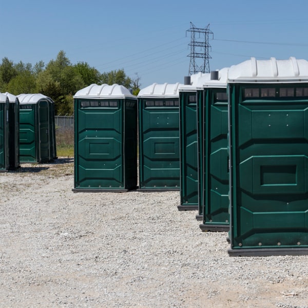 what is the difference between a standard event toilet and a luxury event restroom